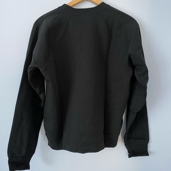 Everlane The 100% Human Typography Sweatshirt in Black Size Medium NWOT - Picture 6 of 9